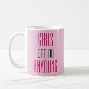 Caneca De Café Meninas Podem Fazer Qualquer Coisa Poder Para Meni