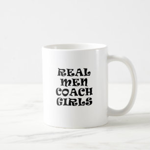 Caneca De Café Meninas reais do treinador dos homens