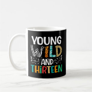 Caneca De Café Meninas Selvagens E 13 13 de Aniversário
