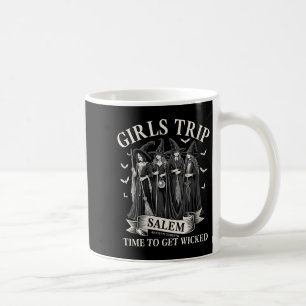 Caneca De Café Meninas Viajam Em Salem Para Ficar Testemunhas Per