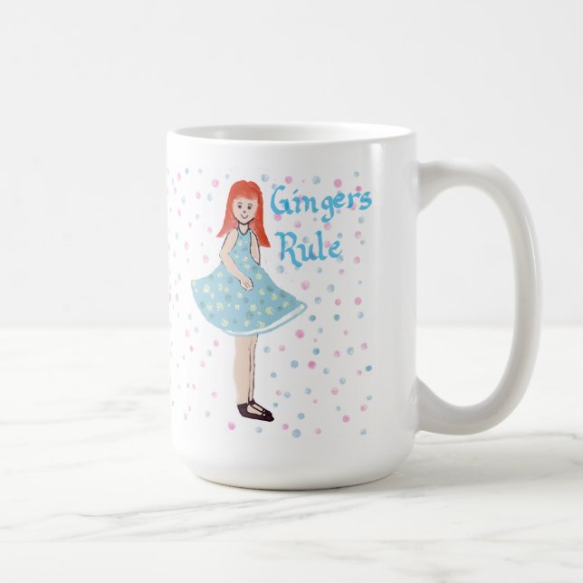 Caneca De Café Menininha "Regra de Ginger" Mug (Direita)