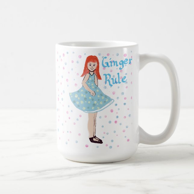 Caneca De Café Menininha "Regra de Ginger" Mug (Direita)