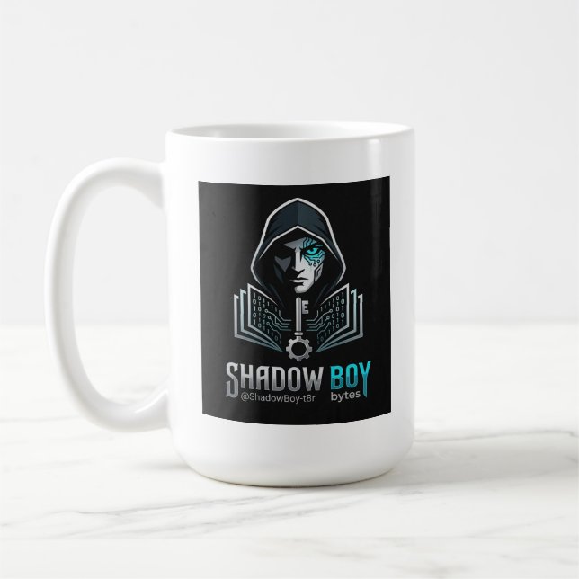 Caneca De Café menino das sombras (Esquerda)