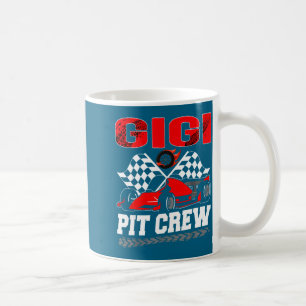 Caneca De Café Menino de Aniversário do Carro de Corrida da Famíl