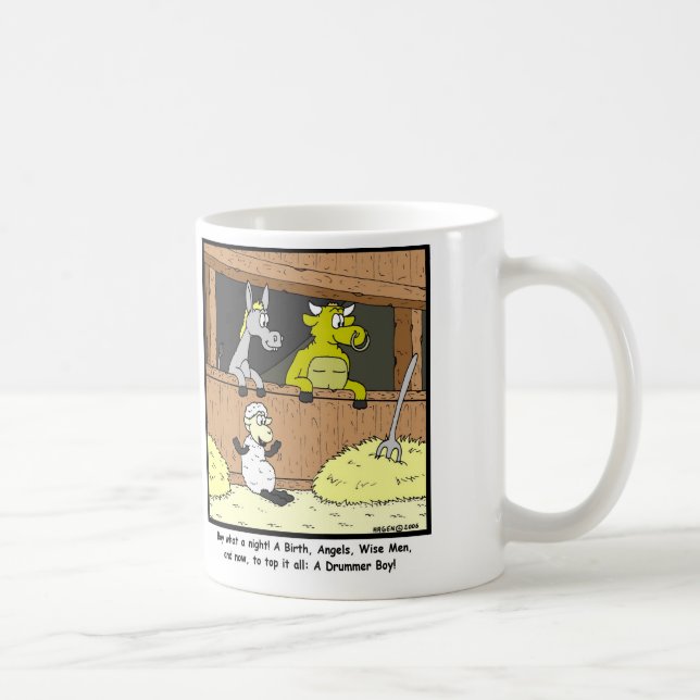 Caneca De Café Menino do baterista (Direita)