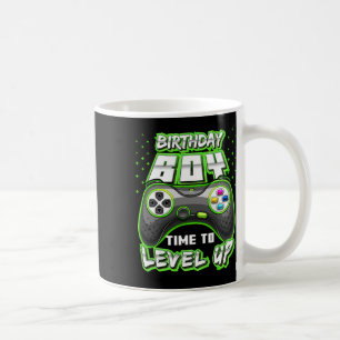 Caneca De Café Menino Hora de Subir de Nível no Video Game Aniver