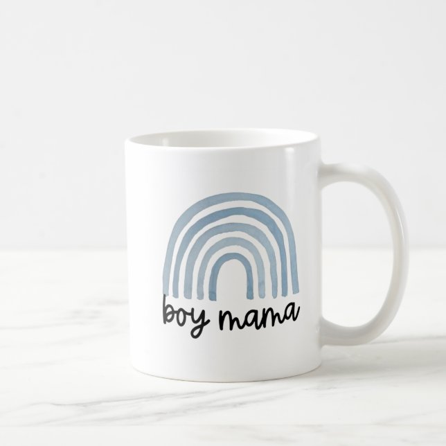 Caneca De Café Menino Mãe Arco-Íris Café Mug, Menino Mãe Mug, Men (Direita)