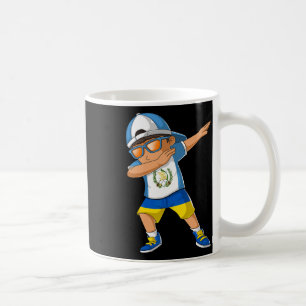 Caneca De Café Menino Metade Guatemalteco Metade Ucraniano Bandei