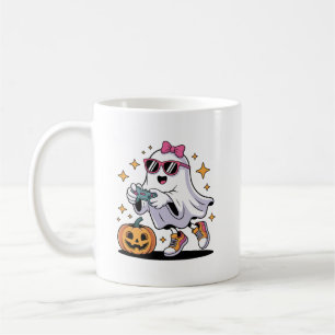 Caneca De Café Meninos de Halloween Fantasmas Gamer Traje Assusta