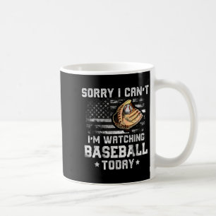 Caneca De Café Meninos Engraçados de Baseball, desculpe, não esto