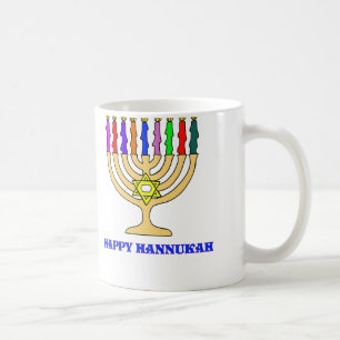 Caneca De Café Menorah brilhante