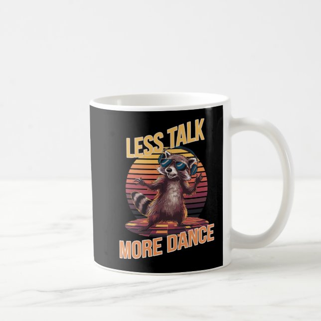 Caneca De Café Menos conversa com mais cavalete de dança com Fone (Direita)