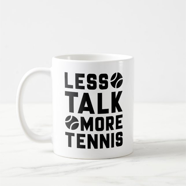 Caneca De Café Menos conversa mais Tênis (Esquerda)