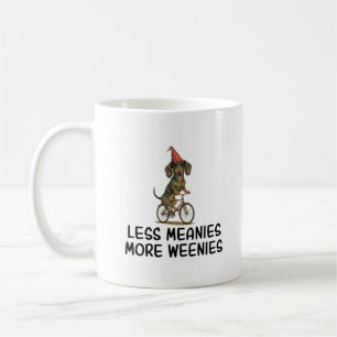 Caneca De Café Menos Malvados Mais Salsichinhas Cachorro Dachshun
