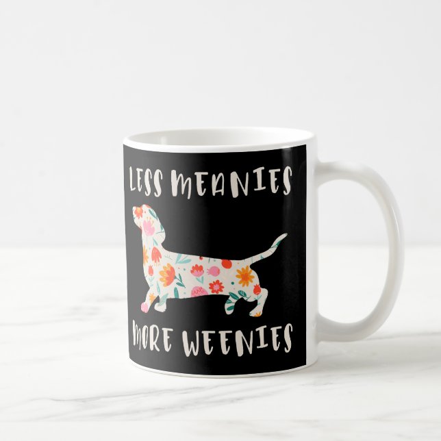 Caneca De Café Menos meanies mais weenies (Direita)