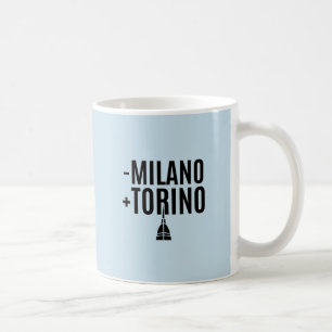Caneca De Café Menos Milão, Mais Turim - Ironia Savoiana