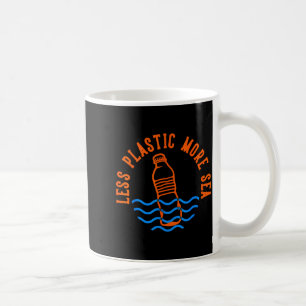 Caneca De Café Menos Plástico Mais Mar 