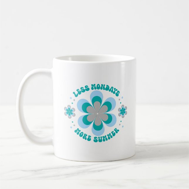 Caneca De Café Menos Segundas Mais Verão (Esquerda)