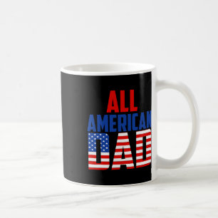 Caneca De Café Mens American Flag All American Pai 4 De Julho