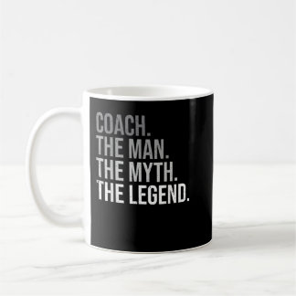 Caneca De Café Mens Coach The Man The Myth The Legend Best Coach 