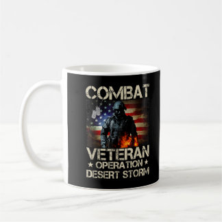 Caneca De Café Mens Combat Veteran Operation Desert Storm Soldier