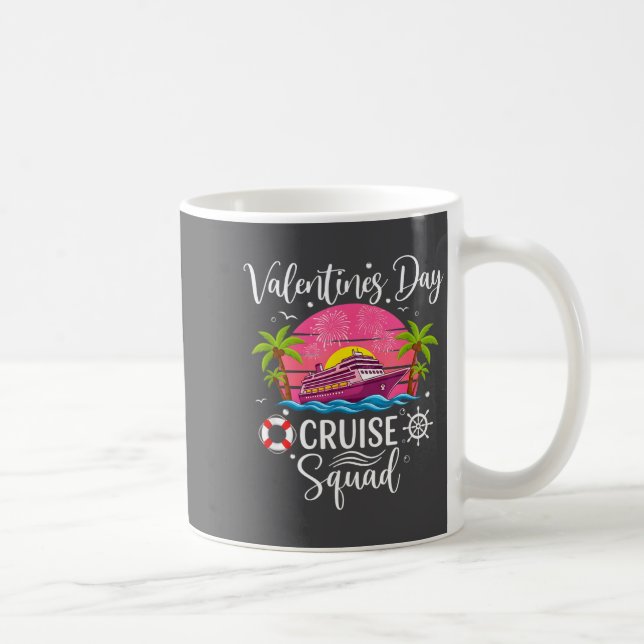 Caneca De Café Mens Cute Valentines Day Cruise Squad 20026 Design (Direita)