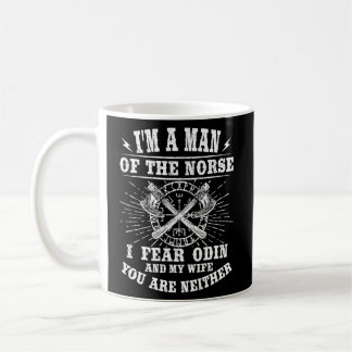 Caneca De Café Mens, eu sou um homem do Norse que temo na minha e
