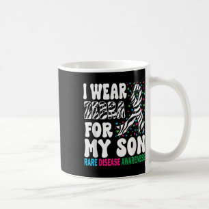 Caneca De Café Mens Eu Visto Zebra Para O Meu Filho Raros Doenças