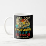 Caneca De Café Mens Fun Distressed Unclesaurus Dinosaur T Rex<br><div class="desc">Mens Fun Distressed Unclesaurus Dinosaur T Rex Father's Day Gift. Perfect gift for your dad,  mom,  papa,  men,  women,  friend and family members on Thanksgiving Day,  Christmas Day,  Mothers Day,  Fathers Day,  4th of July,  1776 Independent day,  Veterans Day,  Halloween Day,  Patrick's Day</div>