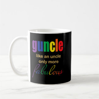 Caneca De Café Mens Gay Tio (Guncle) Mais Fabuloso