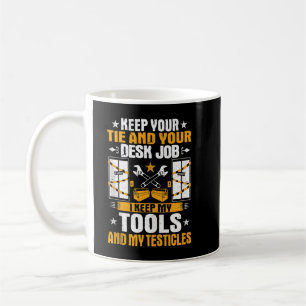 Caneca De Café Mens I Keep My Tools Elevator Mechanic