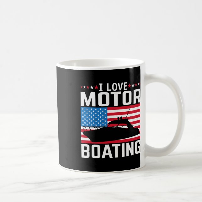 Caneca De Café Mens I Love Motor Barco Teto Nitro B (Direita)