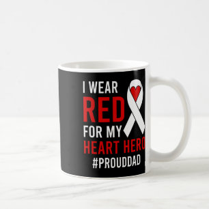 Caneca De Café Mens I Veste Red Proud Chd Warrior Padre Chd Aware