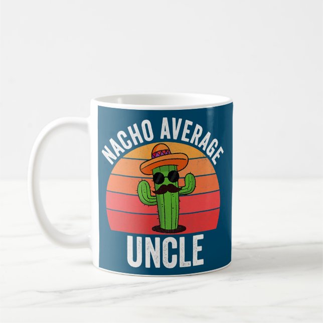Caneca De Café Mens Mexicanos Nacho Médio Tio Funny Pais (Esquerda)