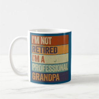 Caneca De Café Mens Não Estou Aposentado Sou um vovô profissional