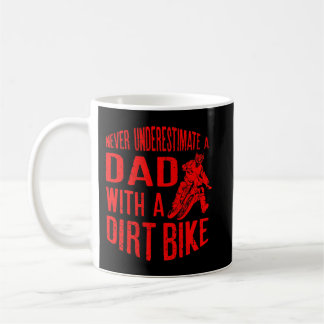 Caneca De Café Mens Nunca Subestimam Um Pai Com Ts De Bicicleta D