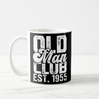 Caneca De Café Mens Old Man Club Est 1955 Funny Senior Citizen