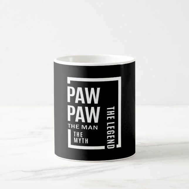 Caneca De Café Mens Pawpaw O Homem O Mito Que A Lenda Deu (Centro)
