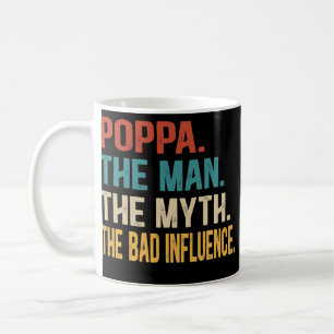 Caneca De Café Mens Poppa O Homem O Mito A Má Influência