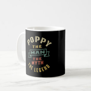 Caneca De Café Mens Poppy O Homem Mito Legenda Que Padre Dotou