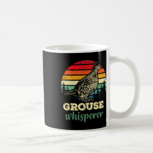 Caneca De Café Mens Retro Ruffed Grouse Murmurador Caça de Aves B