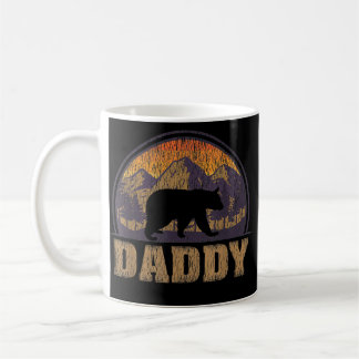 Caneca De Café Mens Retro Vintage Urso Pai Acampando do Pai