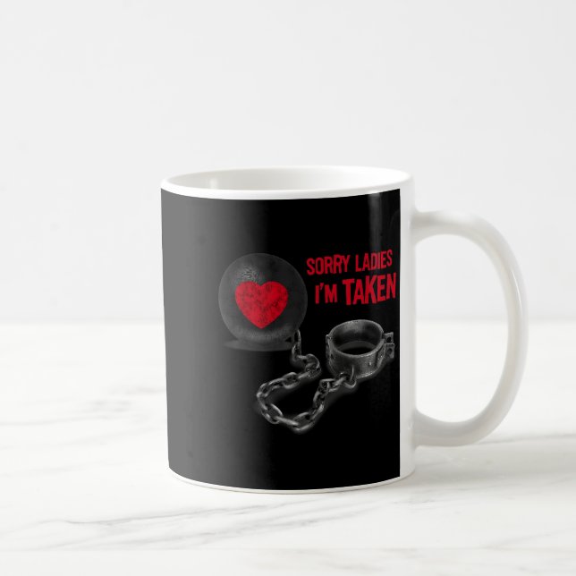 Caneca De Café Mens Valentine's Day - Ball And Chain  (Direita)