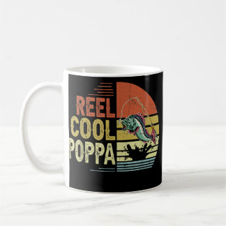 Caneca De Café Mens Vintage Poppa Reel Legal Poppa Pescador