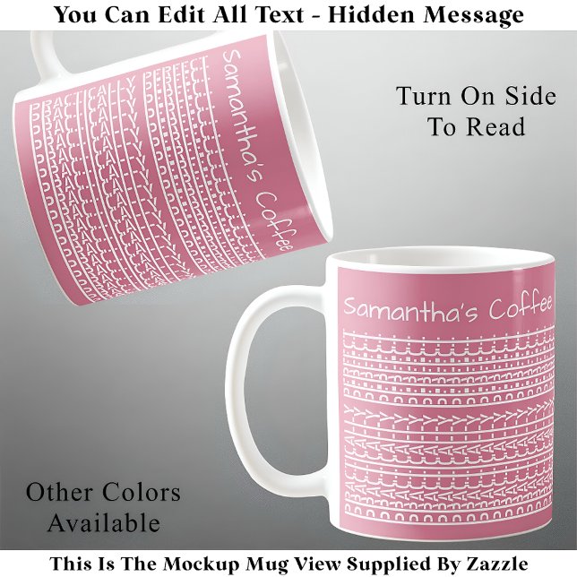 Caneca De Café Mensagem 137WP praticamente perfeita e oculta nome (Criador carregado)