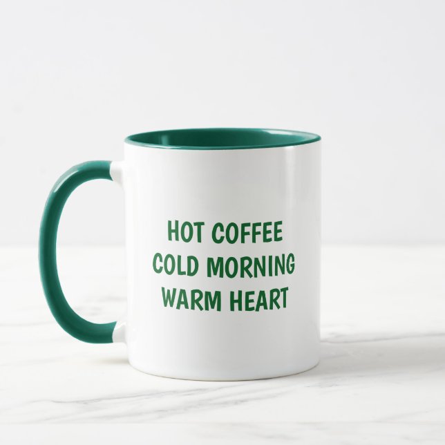 Caneca de Café Mensagem Aconchegante (Esquerda)