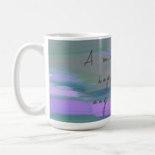 Caneca De Café Mensagem do Milagre de Arte Inspiradora