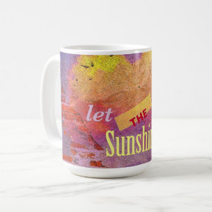 Caneca De Café Mensagem em uma Parede