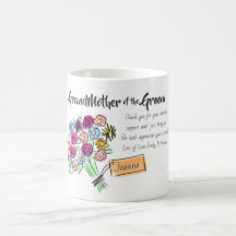 Mensagem GrandMadre do Groom Personalizada Obrigad