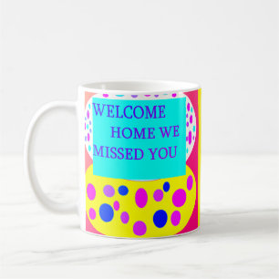 Caneca De Café Mensagem inicial de boas-vindas em